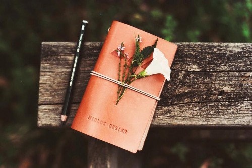 cuaderno hecho a mano, piel Miolos, Le marais zaragoza