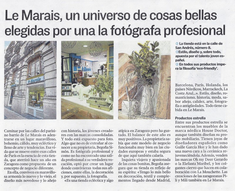 imagen de Le Marais, un universo de cosas bellas