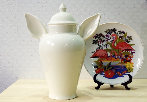 decoración con animales. objetos de diseño.